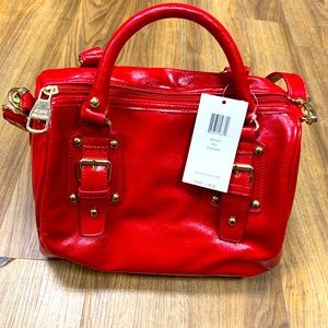 NWT Steve Madden Red Satchel
